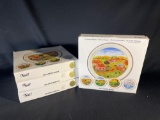 Villeroy & Boch Design Naif The Four Seasons By Gerard Laplau, Paris Set-4 Dia.9