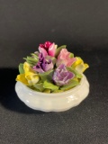 Coalport Bone China Floral Bowl Signed Made in England