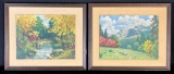 Pair of Robert Woods prints