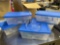 (4) plastic containers