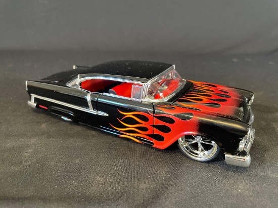 Chopped 1955 Chevrolet Bel-Air hot rod Die-cast toy