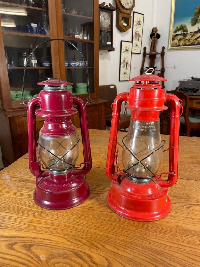 O.V.B No.2 & Deitz Blizzard special No.2 lanterns