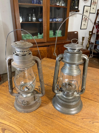 Deitz No.2 Blizzard & Triumph No.2 lanterns