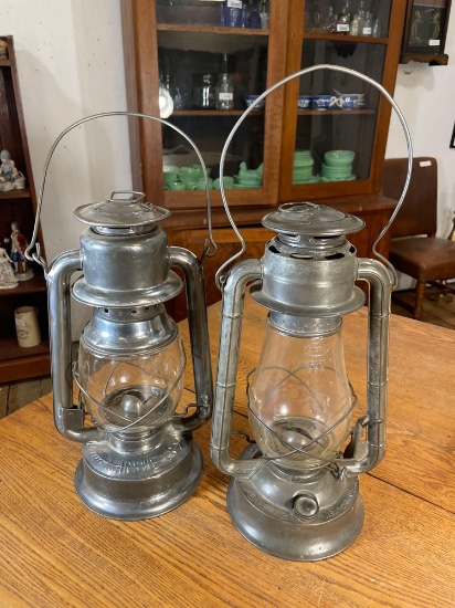 Marswell No.2 cold blast & Deitz No.2 Blizzard lanterns