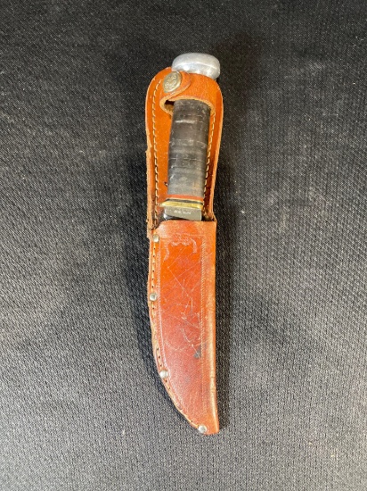 7" Marbles Gladstone fixed hunting knife w/ sheath
