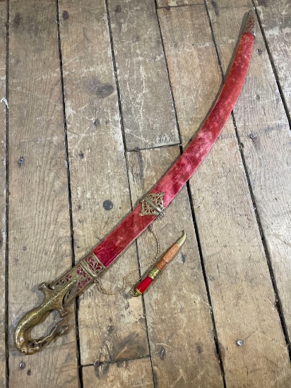 35" Indian ceremonial sword w/ 5" dagger