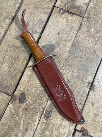 16" Pakistan Bowie hunting knife w/ sheath