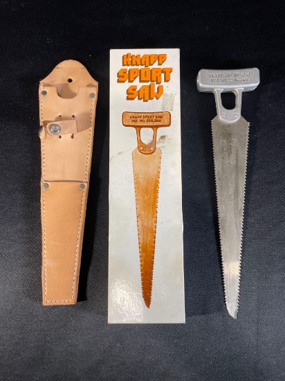 Knapp T-Grip Sport Saw w/ Sheath & Box