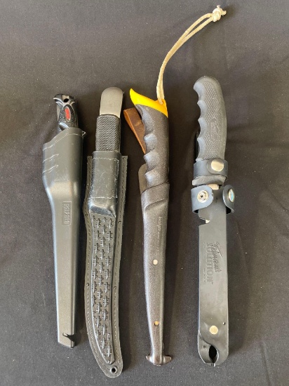 Assortment of (4) Boning knifes -see photo's-