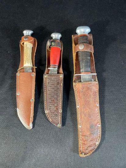 Vintage 11" PAL RH 36 knife w/ sheath