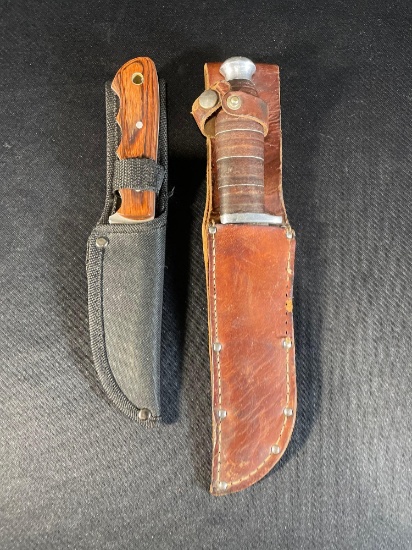 9" Beaver Creek hunting knive w/ sheath