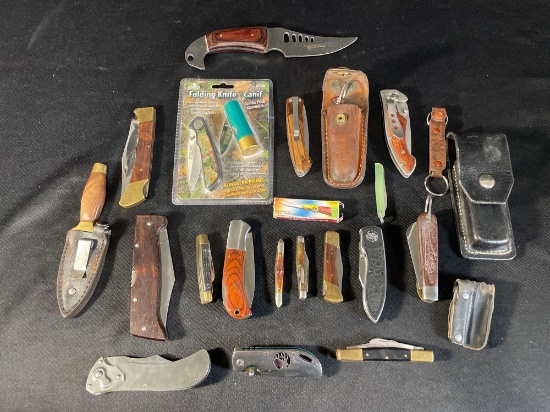 Assortment of pocket knives -see photo's-