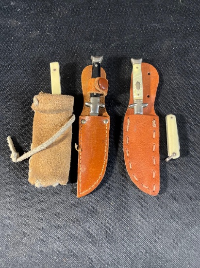 (4) vintage miniature knives -see photos-