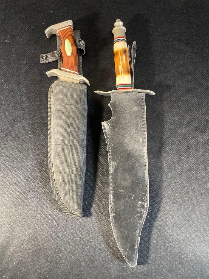 19" Frost Cutlery & unknown 15" hunting style knife