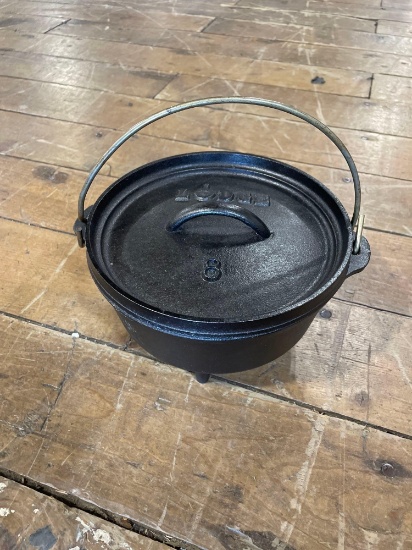Cast Iron Lodge camping chef pot