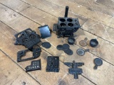 Vintage cast iron cookware play sets, see photo's