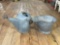 Galvanized Watering Pail & Coal Scuttle