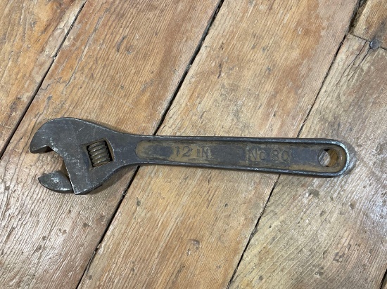 B & C 12" Adjustable Crescent Wrench No. 80