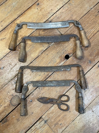 (4) Draw Knifes & Tin Snips