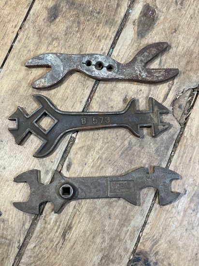 Airco Mechanic Tool, Antique Farm Wrench, Double Ended Alligator Wrench
