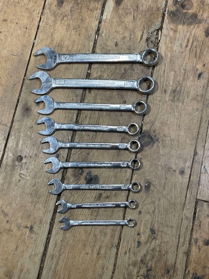 (9) King Dick England Graduated Wrench Set
