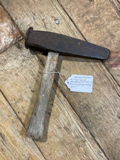Wedge Head Sledge Hammer, Blacksmithing/Welding Tool Handle Riveting