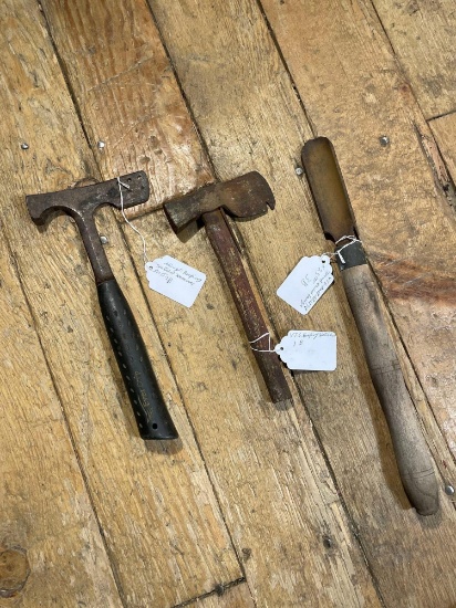 (2) Roofing Hatchets & Chisel