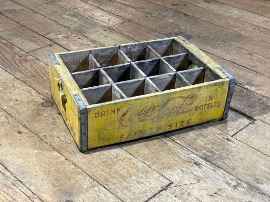 Vintage Coca-Cola Family Size Wooden Crate