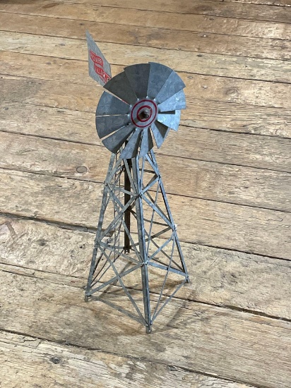 17" Harold Warp Pioneer Village Galvanized Salesman Sample Windmill