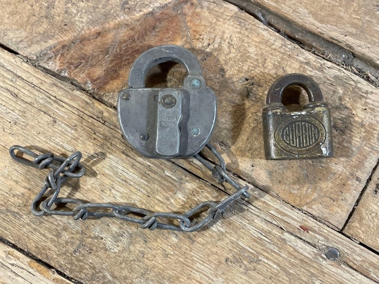 Corbin Padlock & Adlake Railroad Switch Lock ( No Keys )