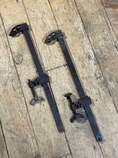 (2) C.T.CO. 22" Bar Clamps