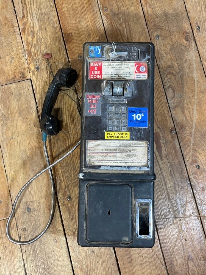 Vintage Wall Mounted Payphone