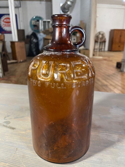 Purex Brown Glass 2-Quart Jug