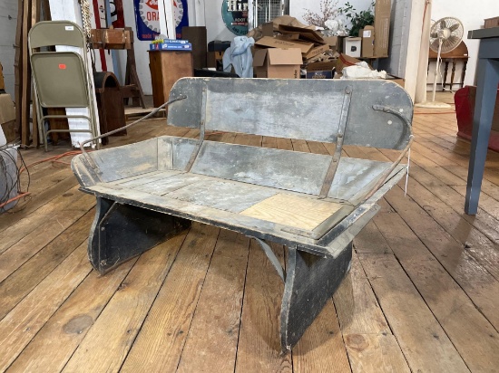 Buckboard Wagon Bench Seat No Spring