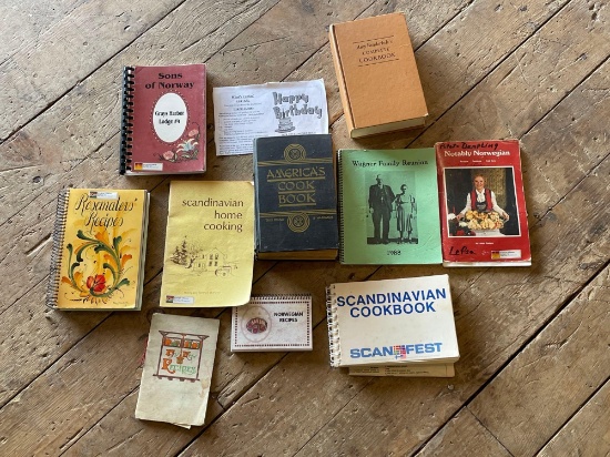 Assortment Of Cookbooks