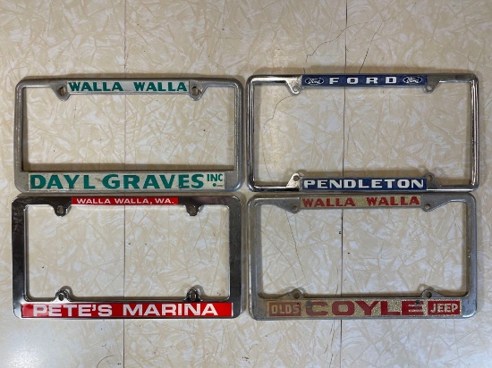 Dayl Graves WW, Ford Pendleton, Pete's WW, Old Coyle Jeep WW, License Plate Covers