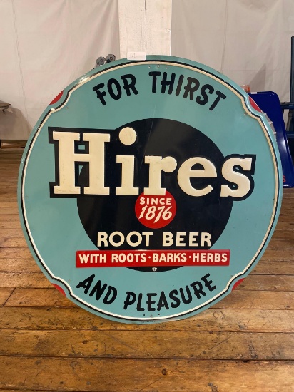 41" Hires Root Beer store sign