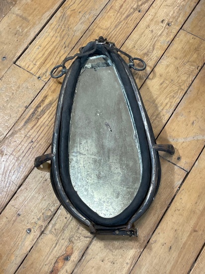 Horse Collar Mirror Condition Constistent w/ Age