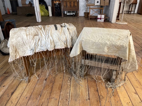 Pair Of Cloth Horse Fly Nets