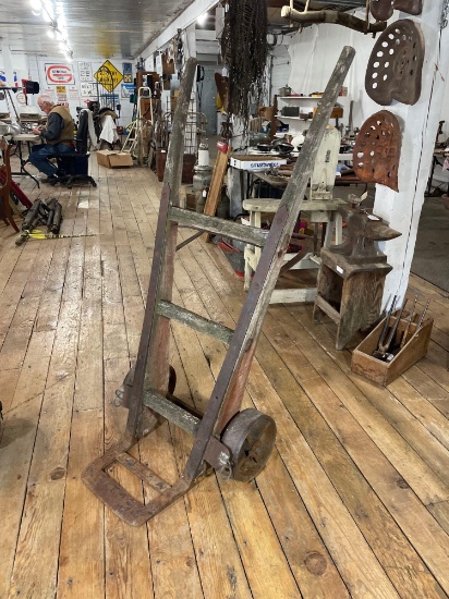 Antique Dolly w/ Cast Iron Wheels