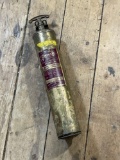 Underwriters Laboratories Inc. General Hand Pump Vaporizing Liquid Fire Extinguisher, Brass