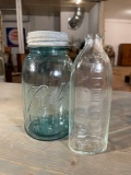 Blue Ball Perfect Mason Jar & 8oz Baby Bottle