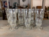 (6) Mid Century Modern Beverage/Desert Glasses