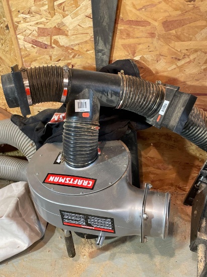 Craftsman shop HVAC dust collector system