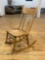 Spindle Back Oak Rocking Chair
