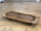 Primitive Hand Hewn Dough Bowl