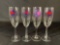 (4) Stemware Glasses Featuring Walla Walla Balloon Stampe