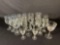 Large Assortment Of Clear Glass Stemware