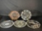 (5) Assorted Glass Plates