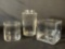 (3) Glass Vases